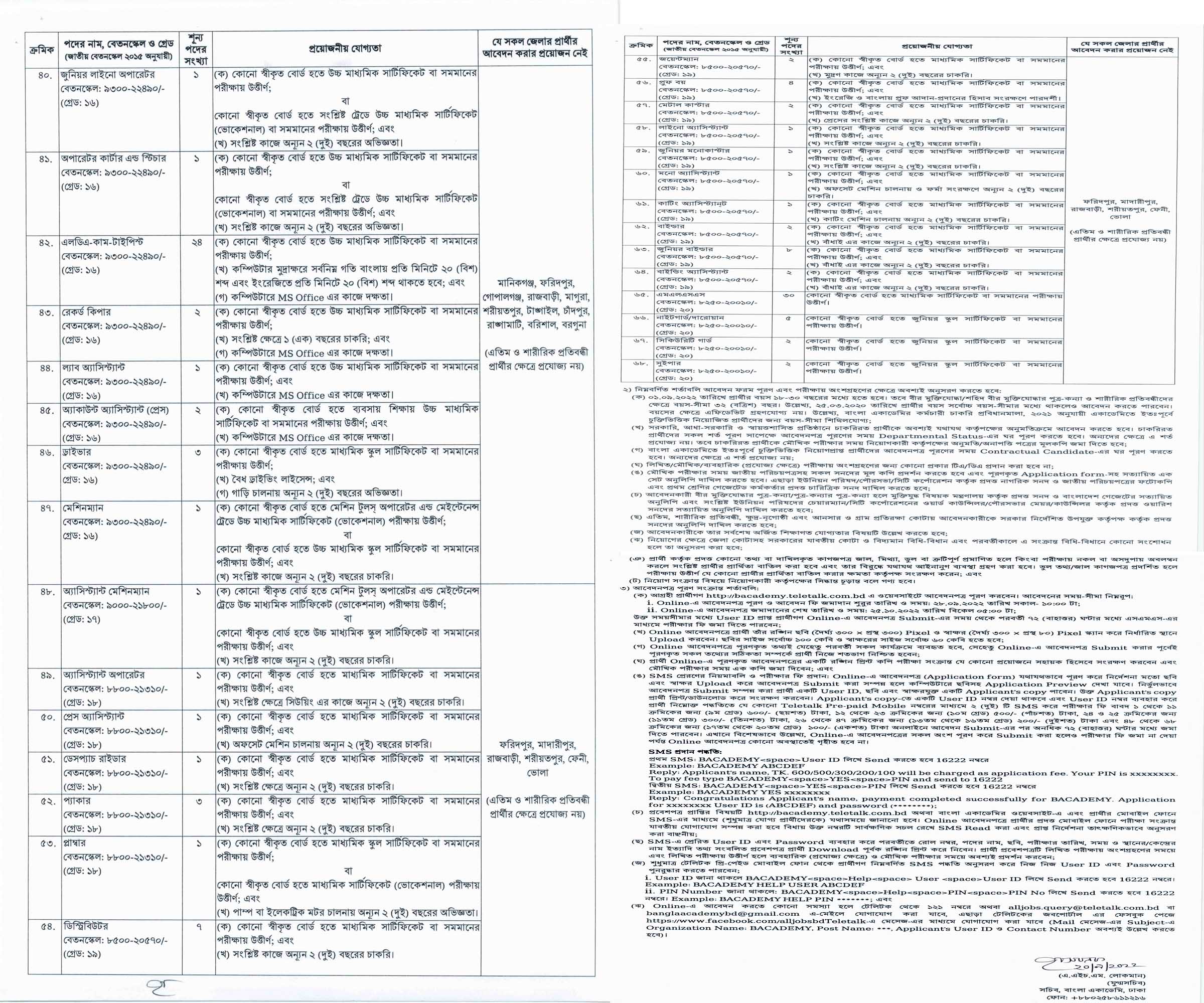 বাংলা একাডেমি নিয়োগ বিজ্ঞপ্তি ২০২২, Bangla academy job circular 2022, gov job, govt job bd, govt job circular 2022, govt job circular bd, সরকারি চাকরি, সরকারি চাকরির খবর, সরকারি চাকরির খবর ২০২২, 